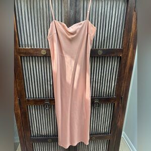 NWT A New Day Elegant Peach Slip Dress - Size XS